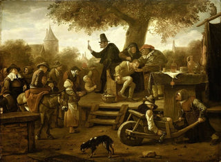 Le charlatan - Jan Steen — vista dell’opera