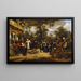 Matrimonio nel villaggio - Jan Steen — quadro incorniciato alla parete