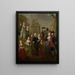 Ritratto di Theodorus Bisdom van Vliet e della sua famiglia - Jan Stolker — quadro incorniciato alla parete