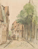 Vista di Kirchenstraße a Lingen - Jan Striening — vista dell’opera
