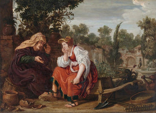 Vertumne e Pomone - Jan Tengnagel — vista dell’opera