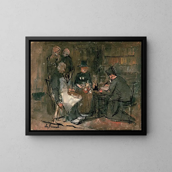In ufficio degli avvocati - Jan Toorop — quadro incorniciato alla parete