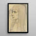 Portrait de Treesje Westermann Mère Thérèse Huf de Bethani - Jan Toorop — quadro incorniciato alla parete