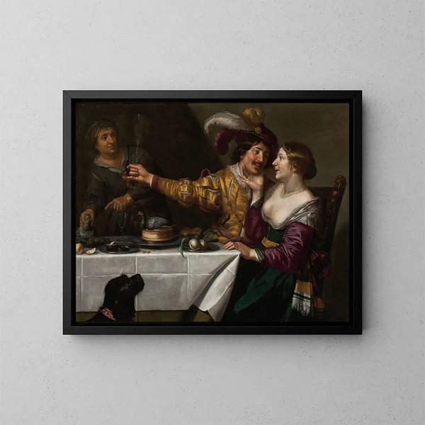 La Prostituée - Jan van Bijlert — quadro incorniciato alla parete