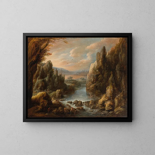 Jan Van Bunnik - Paysage aux bergers.webp