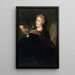 La Sibilla di Delfi - Jan van den Hoecke — quadro incorniciato alla parete