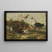 Bataille entre hiboux et quadrupèdes - Jan van Kessel l'Ancien — quadro incorniciato alla parete