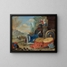 Emblemi della guerra - Jan van Kessel l'Ancien — quadro incorniciato alla parete