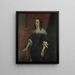 Ritratto di donna forse Anna di Borgogna fondatrice del castello di Windenburg su Dryschor Schouwen e sposa di Adolf van Kleef - Jan van Rossum — quadro incorniciato alla parete