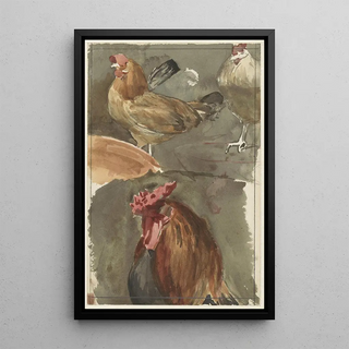 Jan Veth - Haan met kippen.webp