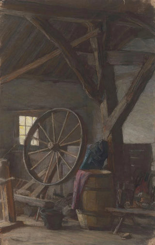 Jan Veth - Interieur van boerenschuur.webp