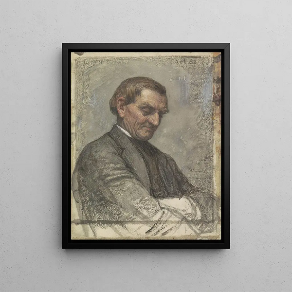 Jan Veth - Portret van een man met neergeslagen blik.webp