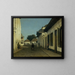 Una strada nel vecchio quartiere di Batavia - Jan Weissenbruch — quadro incorniciato alla parete