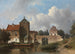 L'IJsselpoort a IJsselstein - Jan Weissenbruch — vista dell’opera