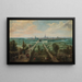 Vista panoramica di Anversa da Est - Jan Wildens — quadro incorniciato alla parete