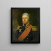 Ritratto del contrammiraglio Job Seaburne May - Jan Willem May — quadro incorniciato alla parete