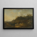 Paesaggio con pastore - Jan Wils — quadro incorniciato alla parete