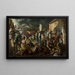 Cristo e la città - Jan Wydra — quadro incorniciato alla parete