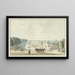 Vista delle mura vicino alla Catharijnepoort a Utrecht - Jan de Beijer — quadro incorniciato alla parete