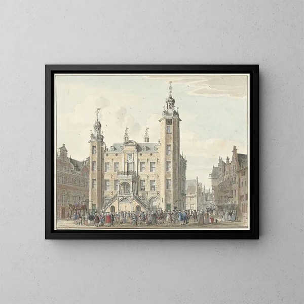 L'hôtel de ville de Venlo - Jan de Beijer — quadro incorniciato alla parete