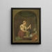 La donna delle pulizie - Jan de Ruyter — quadro incorniciato alla parete