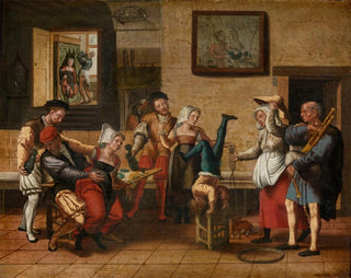 Jan van Amstel - Tavern Scene.webp