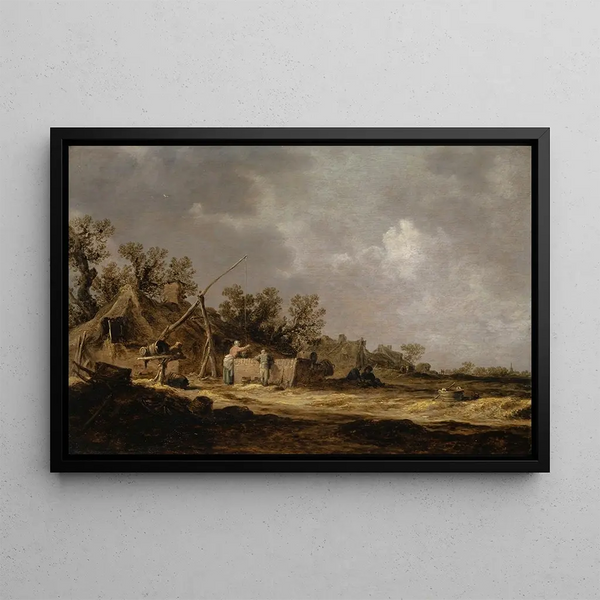 Fermes - Jan van Goyen — quadro incorniciato alla parete