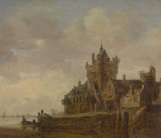 Jan van Goyen - Old Castle Gate in Nijmegen.webp
