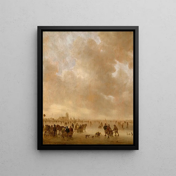 Jan van Goyen - On the Ice Near Dordrecht.webp