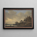 Scène fluviale avec la taverne du Cygne - Jan van Goyen — quadro incorniciato alla parete