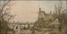 Scène d'hiver à la ferme - Jan van Goyen — vista dell’opera
