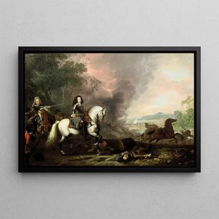 Jan van Huchtenburg - Equestrian Portrait of Hendrik Casimir II 16571696.webp