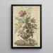 Bouquet di fiori in un vaso con un garofano davanti - Jan van Huysum — quadro incorniciato alla parete