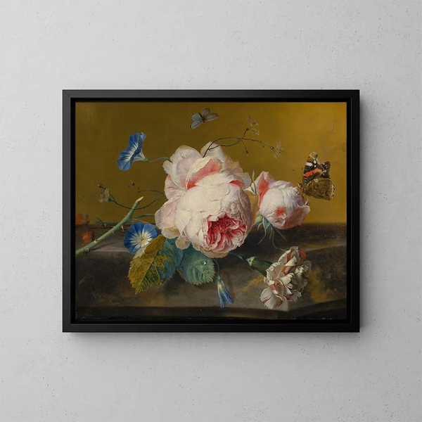 Nature morte ai fiori - Jan van Huysum — quadro incorniciato alla parete
