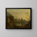 Paesaggio italiano - Jan van Huysum — quadro incorniciato alla parete