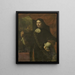 Ritratto di Cornelis Jacobsz de Boer Capitano della Marina - Jan van Neck — quadro incorniciato alla parete