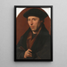 Portrait d'un citoyen de Haarlem - Jan van Scorel — quadro incorniciato alla parete