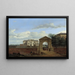 Una fantasia architettonica - Jan van der Heyden — quadro incorniciato alla parete