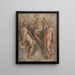 Tre dee: Minerva, Giunone e Venere - Jan van der Straet — quadro incorniciato alla parete