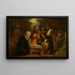 L'Adorazione dei pastori - Jan van de Venne — quadro incorniciato alla parete