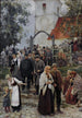 Après l'église - Janis Rozentāls — vista dell’opera