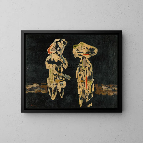 Figures - Jankel Adler — quadro incorniciato alla parete