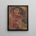 Donna con una colomba - Jankel Adler — quadro incorniciato alla parete