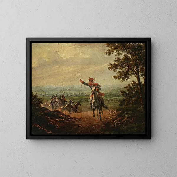 Matrimonio cracoviano - January Suchodolski — quadro incorniciato alla parete
