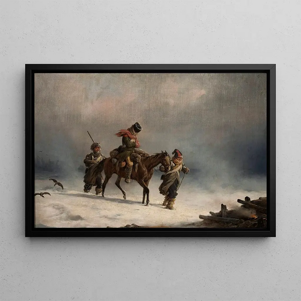 January Suchodolski - Retreat from Moscow in 1812.webp