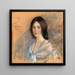 Jaqueline con Fichu - Alice Pike Barney — quadro incorniciato alla parete