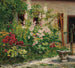 Giardino anteriore con fiori di digitale in fiore - Marie Egner — vista dell’opera