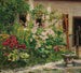 Giardino anteriore con fiori di digitale in fiore - Marie Egner — vista dell’opera