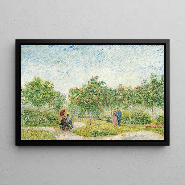 Riproduzione del dipinto Giardino con Coppie di innamorati - Piazza San Pietro