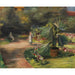 Riproduzione del dipinto Giardino con palma e due figure femminili - Max Liebermann